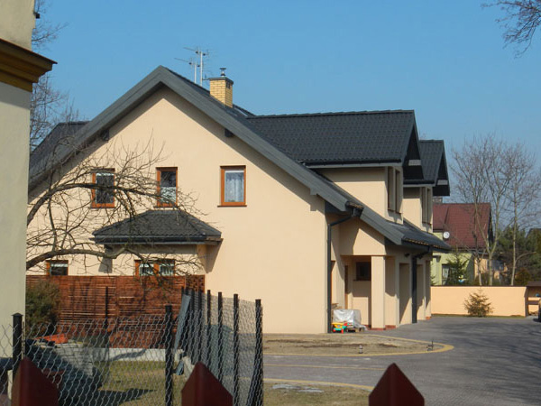 Dom w zabudowie bliźniaczej ul.Górnośląska, Legionowo